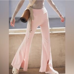 FP Movement by Free People Light Pink Flare Pants